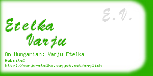 etelka varju business card